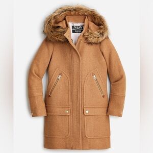 J. Crew Stadium Cloth Hooded Chateau Parka - sz 00P